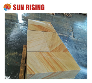 Arenisca Natural Amarilla y Beige para Azulejos de Suelo de Exterior Decoración de Azulejos de Pared de Arenisca de Madera Amarilla - Product Image 6