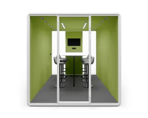Cabine de ioga acústica para uso pessoal, cabine de ginástica portátil para uso interno, com fonte de energia OEM