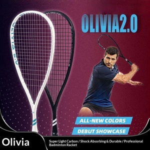 <span class=keywords><strong>Raquette</strong></span> de <span class=keywords><strong>squash</strong></span> intégrée entièrement en carbone ultra-légère, fournie par l'usine |   <span class=keywords><strong>Raquette</strong></span> en fibre de carbone pour matchs et entraînements professionnels - Product Image 2