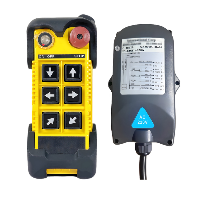 F21-6S with 310-331mhz Six Two-speed Buttons Crane Radio Wireless for Industrial Remote Control for Sale