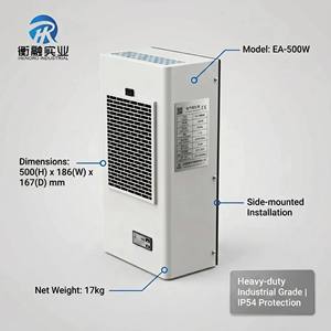 Climatiseur industriel mural Hengrong EA-500W certifié CE pour armoire de communication intérieure, IP54, avec compresseur Hitachi - Product Image 4