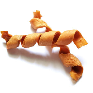 Oem odm אודם מותאם אישית איכות מזון שיניים טיפול שיניים 6 'porkhide ספירלה עם עוף יבש כלב חטיפים פינוקים מזון - Product Image 2