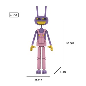 Gấu Trúc Tuyệt Vời Kỹ Thuật Số Xiếc Xây Dựng Khối Đồ Chơi Thiết Lập Jax Pomni Caine Mô Hình Đồ Chơi Cho Trẻ Em 5 7 Năm Giáo Dục Đồ Chơi Cho - Product Image 4