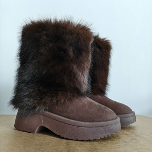 Botas para mujer, zapatos de mujer, botas de nieve, botines de mujer, botas de invierno para mujer - Product Image 5
