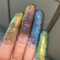 Hochwertiges Chamäleon Hypershift Pigment & Laser Holographisches Chamäleon-Pigment, Kosmetikqualität Extra Feines Pulver für Make-up