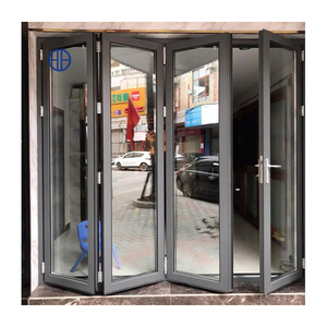 Porte accordéon en aluminium à <span class=keywords><strong>prix</strong></span> compétitif, produit phare en Amérique du Nord, porte pliante en alliage d'aluminium - Product Image 2