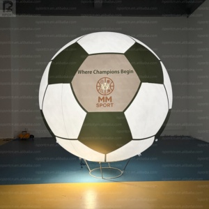 Balón de Fútbol Inflable Gigante de 2m con Logotipo Personalizado, Iluminación LED RGB, para Publicidad en Eventos Deportivos - Product Image 5