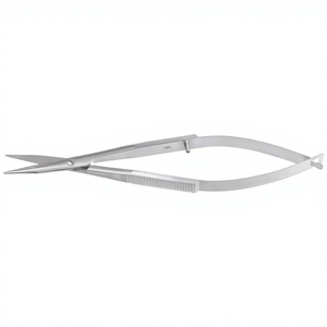 Tijeras de tenotomía Westcott de 4-1/2″ (11.5 cm) – Tijeras oftálmicas para cirugía ocular de 18 mm con punta roma y mango de resorte de Vaslcare - Product Image 1