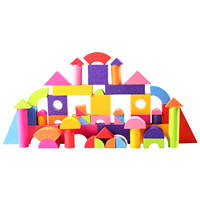 Bloques de Construcción de Espuma EVA Suave, Coloridos, Juguete Educativo de Construcción, Bloques de Aprendizaje Creativo DIY, 30 Piezas, Tema Deportivo