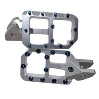 Repose-pieds de moto en aluminium CNC à plateforme large, clous antidérapants anodisés, compatibles OEM avec la moto électrique Sur-Ron Light Bee MX