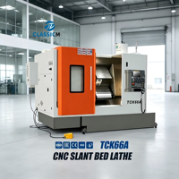 Tour CNC à structure stable TCK66A pour la production en série de composants industriels