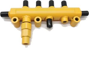 Conjunto de Riel Común de Combustible para Motor HongWang C6.4 C6.6, 32F61-50900 3586634 4383416, para Excavadora E320 E320D, Color Negro - Product Image 3