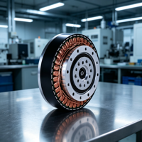 Réducteur Harmonic Drive avec Moteur Servo BLDC à Couple Élevé, Axe Creux de Haute Précision, Montage Vertical pour Bras Manipulateur Robotique