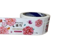 Autocollant adhésif PP de qualité supérieure, imperméable, résistant à l'huile, étiquette personnalisée pour gel douche floral, livraison rapide