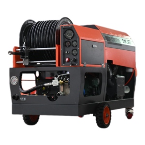 Amjet 2100psi 128 <span class=keywords><strong>litres</strong></span> par minute 62hp <span class=keywords><strong>4</strong></span> cylindres diesel moteur spécialisé dans le nettoyage des tuyaux commerciaux et municipaux - Product Image 2