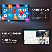 Navigation GPS pour voiture avec écran tactile de 10 pouces Android 10.0, lecteur vidéo TV, radio pour sortie optique pour Camry 2000 2003
