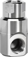 Super Enrouleur de Tuyau de Nettoyage Haute Pression Pivotant, Raccord Rotatif en Acier Inoxydable 90 Degrés Femelle-Femelle 1/2''