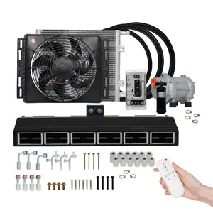 24V12V unidade exterior split estacionamento escondido inversor elétrico estacionamento refrigerador condicionado Ar Condicionado