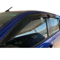 Akrilik enjeksiyon kapı pencere rüzgar kapı visors Toyota HiLUX REVO 2017 2018 2019 2020 Rocco pencere güneş siperliği deflector
