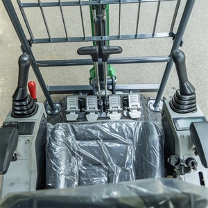 Mini-excavatrice Auger Ready de 1000 kg avec rayon de fouille de 2880 mm pour le creusement de fondations de terrasses et la plantation d'arbres, service OEM ODM - Product Image 3