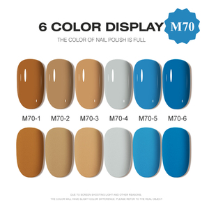 AILANUO 6 Colors 15ml Hema Free Gel Nail Polish Colors OEM Odorless Soak Off UV LED Gel <b>Varnish</b> for Beauty Salon - Product Image 2