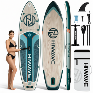 แพดเดิลบอร์ดแบบเป่าลม EU Shipping Paddle Board Drop Stitch Inflatable Sup ขนาด 11'x34''x6' สำหรับเล่นในทะเล รุ่น HW04 โครงสร้างแข็งแรงทนทาน - Product Image 1