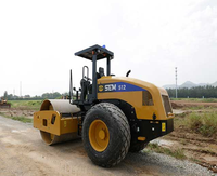 Compacteur de sol à tambour unique SEM512 haute performance pour les grands projets d'infrastructure routière