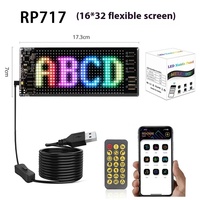 Panneau d'affichage LED RGB flexible programmable, autocollants étanches pour extérieur, pour vitrine de magasin, fenêtre de voiture, SDK pour écran matriciel de fenêtre de voiture