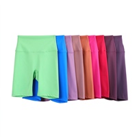 Shorts de yoga taille haute respirants et écologiques pour femmes, contrôle du ventre, haute élasticité, cyclisme, course à pied, fitness, vente chaude ODM/OEM