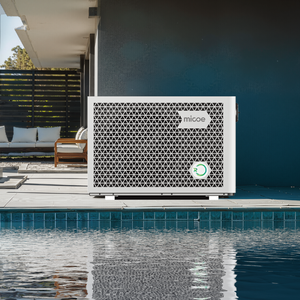 Bomba de calor MICOE R290 de alta eficiencia para piscinas, potencia de calefacción de 8kW a 27kW, COP hasta 16,6, ideal para piscinas residenciales y comerciales - Product Image 1