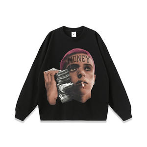 レトロなヒップホップストリート半袖、ウォッシュ、熟成、ヘビートレンディなブランドのルーズで用途の広いTシャツカップルトップ - Product Image 6