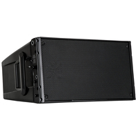 Enceinte Line Array active bidirectionnelle PA, double 8 pouces, équipement sonore de scène DJ, 1400W, boîtier en plastique