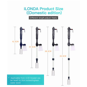 <span class=keywords><strong>LONDA</strong></span> Changeur d'eau automatique moderne pour aquarium, dispositif de nettoyage et d'aspiration des déchets, à piles, en plastique, écologique, intérieur/extérieur - Product Image 3