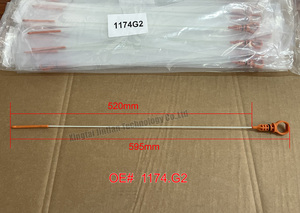OE #   1174.G2 / 1174G2 / 1174E6 / 9M5Q6750CA Accesorios para Automóviles Varilla Medidora de Aceite de Motor de 595 mm para Berlingo C2 <span class=keywords><strong>C3</strong></span> C4 C5 1.6L - Product Image 2