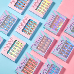 Proveedor de Uñas Postizas de Gel Suave de Lujo con Punta Francesa, Uñas Artificiales de Alta Calidad al por Mayor, Uñas Postizas Hechas a Mano - Product Image 1