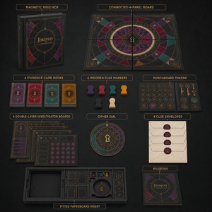 Caja de Cartón Rígido Magnética Personalizada, Inspirada en Vitral Europeo, Juego de Mesa de <span class=keywords><strong>Escape</strong></span> <span class=keywords><strong>Room</strong></span> con Diseño Personalizable - Product Image 6