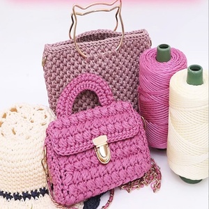 Bán Buôn 3Mm 220G PP Sợi Tay Đan Crochet Hat Túi - Product Image 3