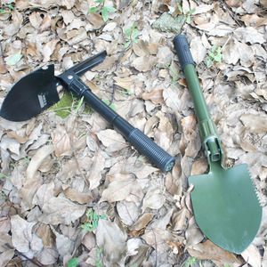 Pala plegable multifuncional para acampada, herramienta de jardín al aire libre con cabezal de acero, promoción de <span class=keywords><strong>2023</strong></span> - Product Image 2