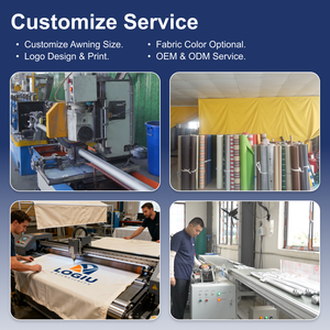 Toldo Eléctrico Retráctil de Uso Rudo para Exterior 6m Montado en Pared para Garaje Manual Parasol Retráctil Motorizado Toldo de Cofre Completo - Product Image 2