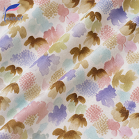 Tissu Popeline Uni 100% Coton Imprimé Numérique à Motif Floral Tissé Personnalisable à Faible MOQ pour Robe d'Été Garçon