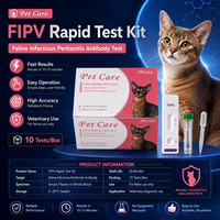 Alat Diagnostik Hewan Peliharaan untuk Tes Antigen Panleucopenia Feline FPV Profesional untuk Kucing