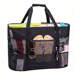 Bolsas de Playa Extra Grandes para Viajes de Verano, Impermeables y Ligeras, con Bolsillos y Cierre - Product Image 4