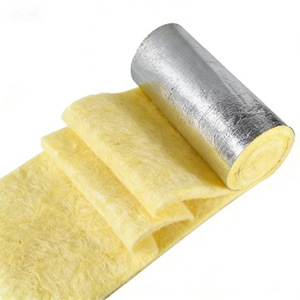 Materiales de aislamiento térmico personalizables, tubería de aislamiento de lana de vidrio ignífuga con revestimiento de papel de aluminio - Product Image 4