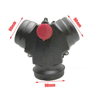 ข้อต่อพลาสติกรูปตัว Y แบบตรง 90-90-90 มม. พร้อมวาล์วปรับเกียร์ อะไหล่เครื่องทำความร้อนสำหรับเครื่องทำความร้อนในรถยนต์และรถบ้าน - Product Image 6