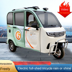Tricycle électrique entièrement fermé, scooter pour personnes âgées, voiture pour personnes handicapées, caravane, cabine, nouvelle norme nationale, moteur 1200 kW, fabriqué en Chine - Product Image 2