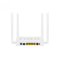 X410DW 4 port Gpon Onu Hg8546m 4GE Xpon Modem 5dbi Wifi Echolife Ont gegepon Hg8546m 8546m Xpon