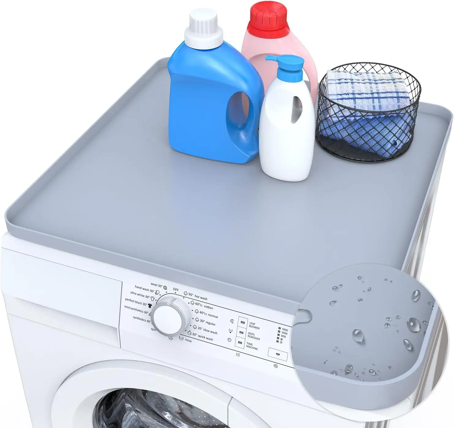 洗濯機用多目的保護シリコンラバーマット長方形型洗濯乾燥機トッププロテクター