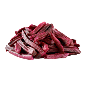 Chips de Camote <span class=keywords><strong>Morada</strong></span> Deshidratada, Frutas y Verduras Deshidratadas, Refrigerios Saludables de <span class=keywords><strong>Fruta</strong></span> Crujiente VF para Niños, Precio de Fábrica al por Mayor - Product Image 2