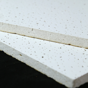 Kente hiện đại không thấm nước 600x1200 trắng vuông gạch Trần Acoustic sợi khoáng carton trần giả thiết kế phong cách hiện đại - Product Image 6