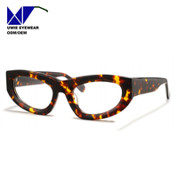 Lunettes de vue œil-de-chat personnalisées en acétate, taille 54-21-145, vision haute définition pour adultes unisexes, support de remboursement de 13 % de taxes